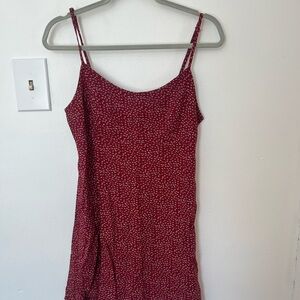 Red Floral Brandy Melville Dress